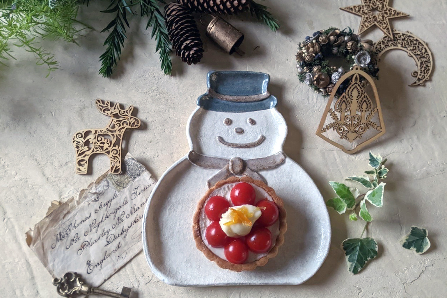 『クリスマスプレート皿を作ろう!』